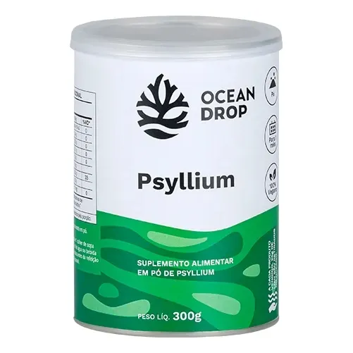 Psyllium Em Pó - Aminoácidos Veganos - 30 Doses. Sabor Sem sabor