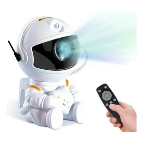 Astronauta Proyector Galaxia Estrellas Lampara Luz Estructura Light Pantalla Remote Control