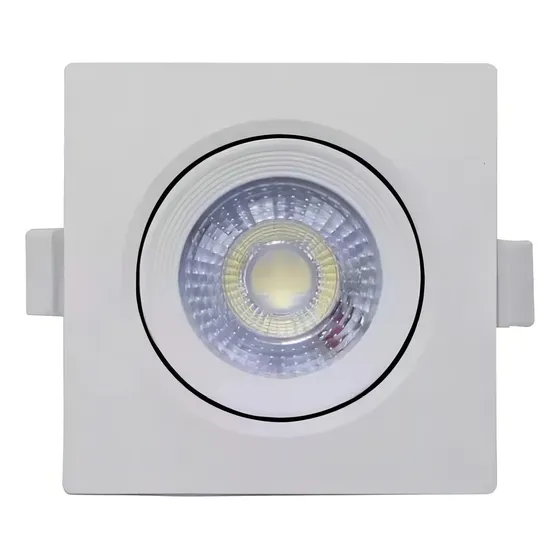 Embutido Led Integrado - 3.000k - 5w 127/220V 400lm 9x9x3,1cm