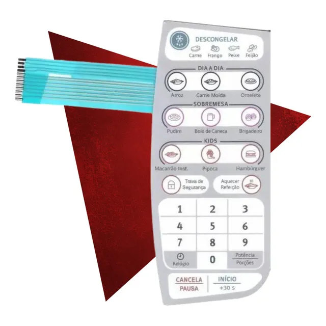 Membrana Mtd30 Electrolux Teclado De Microondas Mtd 30 Novo