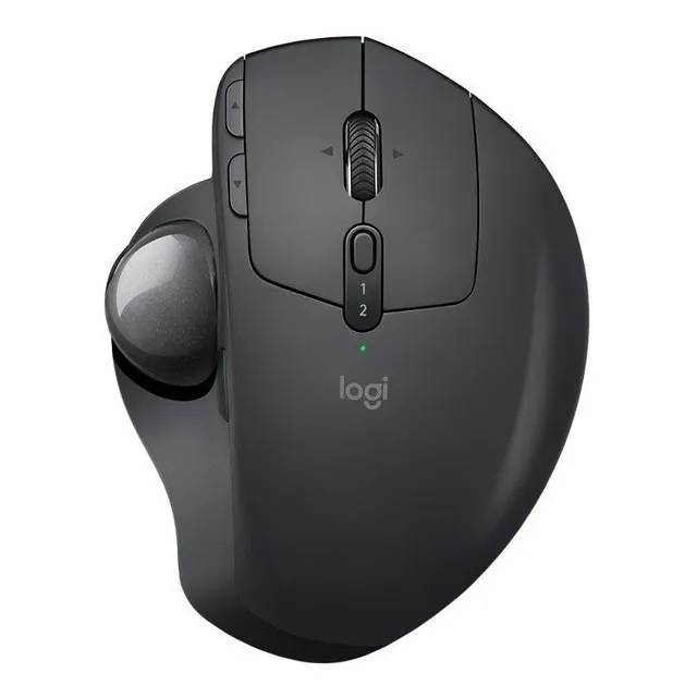 Mouse gamer trackball inalámbrico recargable Logitech MX Ergo 910-005177 negro
