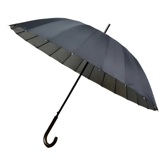 Paraguas 24 Varillas Largo Golf Automático Reforzado Lluvia