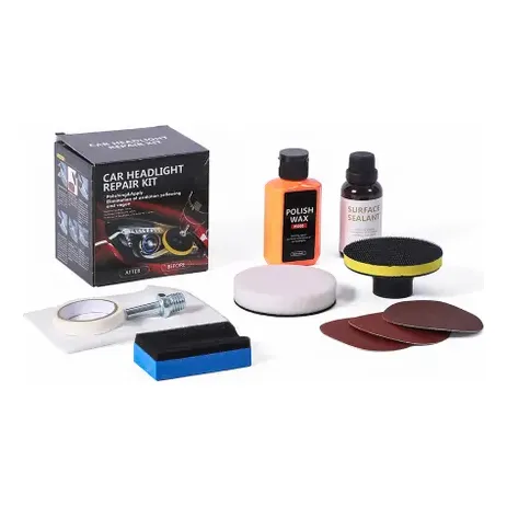 Kit De Restauración Y Pulido Para Faros De Auto O Coche
