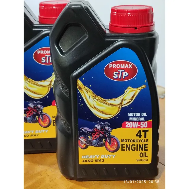 Aceite Promax Stp 4t Moto Mineral 20w-50 946ml