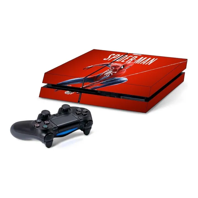 Skin Spiderman Playstation Combo Consola + Joystick