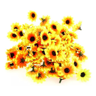 Hf 200 Cabezas De Girasol Artificiales De Plástico Realista. Hf 200 Cabezas De Girasol Artificiales De Plástico Realista.