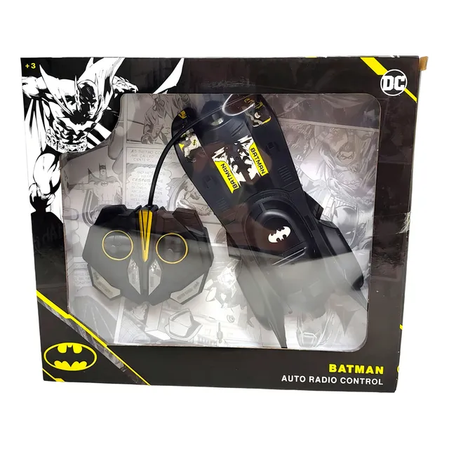 Auto Juguete Radio Control Remoto Batimovil Batman Babymovil Color Negro
