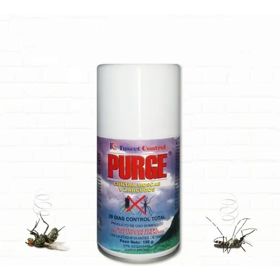 Purge Insecticida Y Repelente Para Moscas Y Zancudos