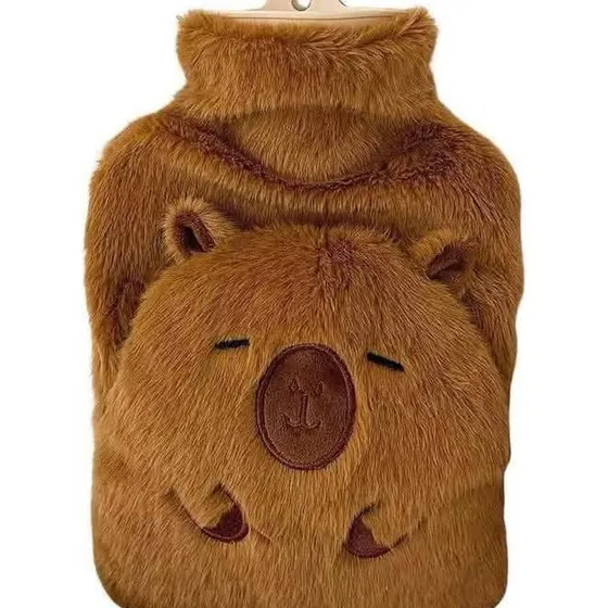 Bolsa Térmica Agua Caliente Anti Cólicos Peluche Capibara