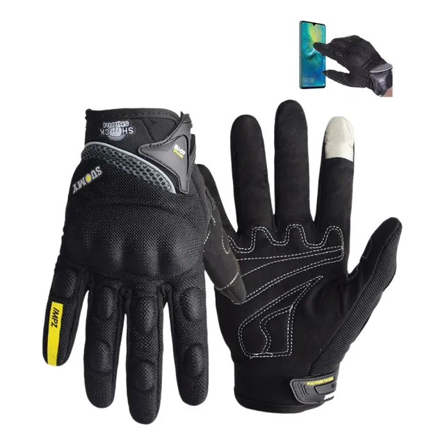 Guantes Para Motociclista Piel Motocross De Impermeables