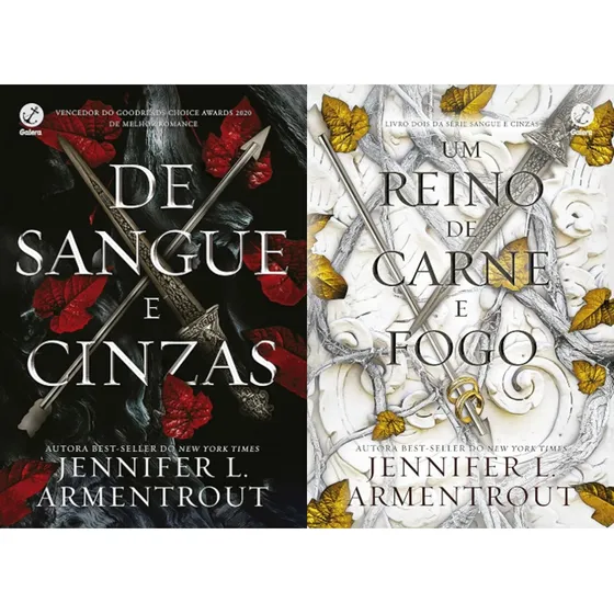 Kit De Sangue E Cinzas + Um Reino De Carne E Fogo, De Vários Autores., Vol. 1. Editorial Kit De Livros, Capa Mole, Edição 20220101 00:00:00 Em