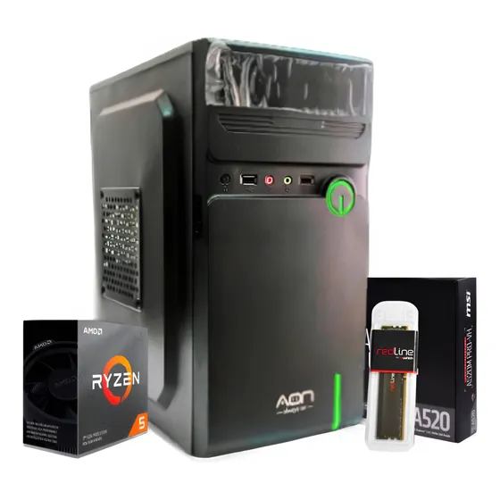 Computadora Clon Nueva Amd Ryzen 5-5600g 16gb Ddr4 256gb Ssd