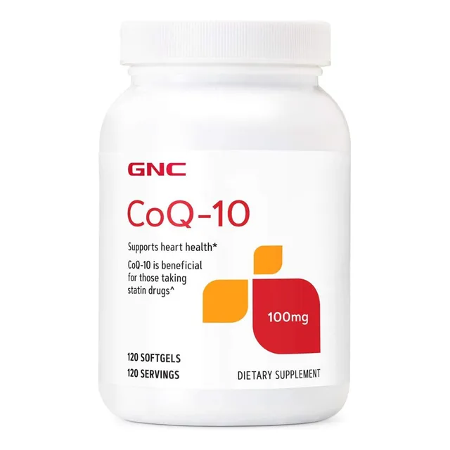 Coq10 100 Mg Gnc 120 Cápsulas Blandas