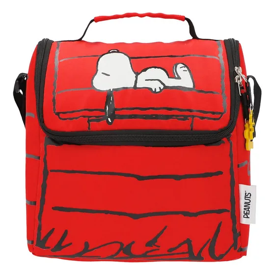 Lonchera Escolar Snoopy Peanuts Pnt007lb076a Color Rojo