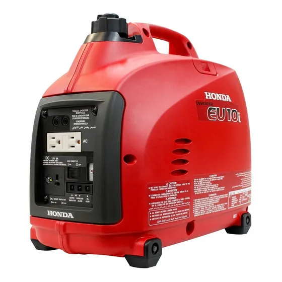 Planta Eléctrica Honda Eu Inverter Eu10it1 1000 Watts