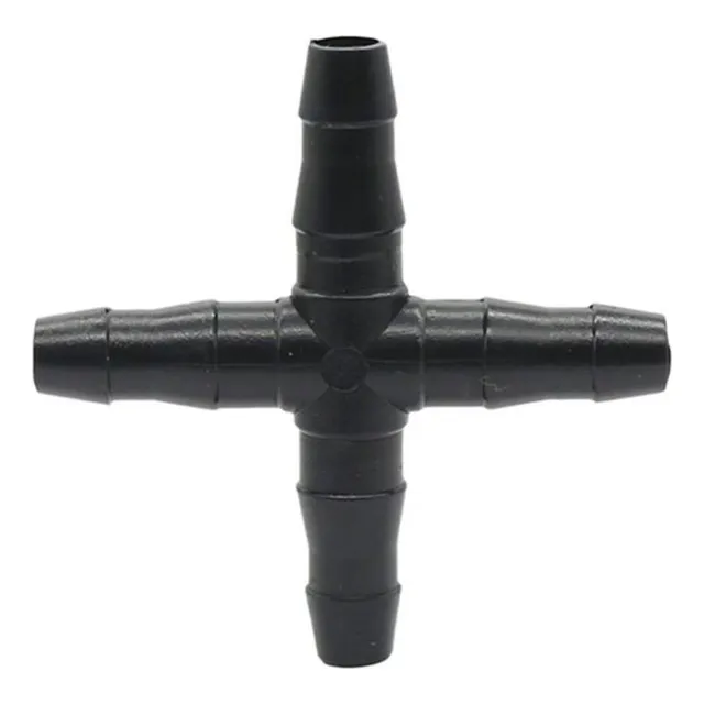 Unión En Cruz  Para Caño De Riego Goteo 4/7 Mm X 10