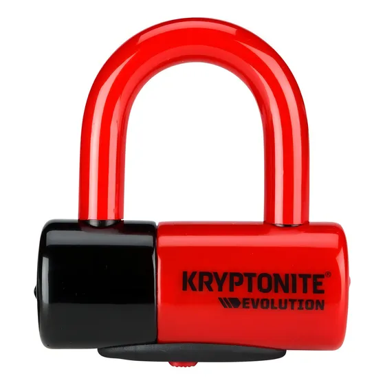 Candado Traba Kryptonite Evolution Serie 4 De Disco Moto Fre Color Rojo