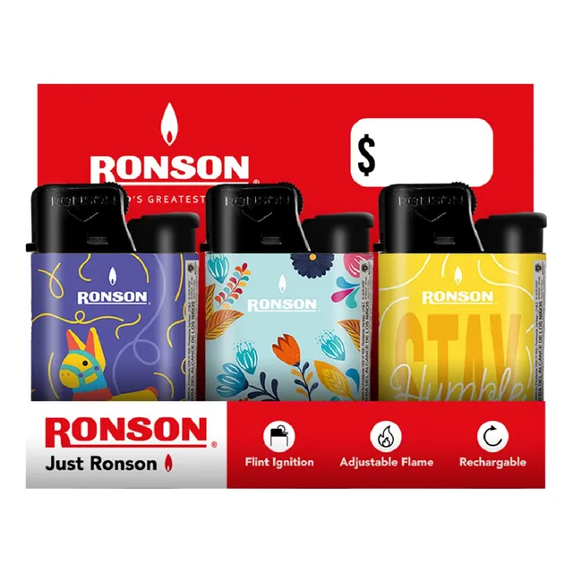 Pack Caja Ronson Just Display Surtido X 12 Unidades