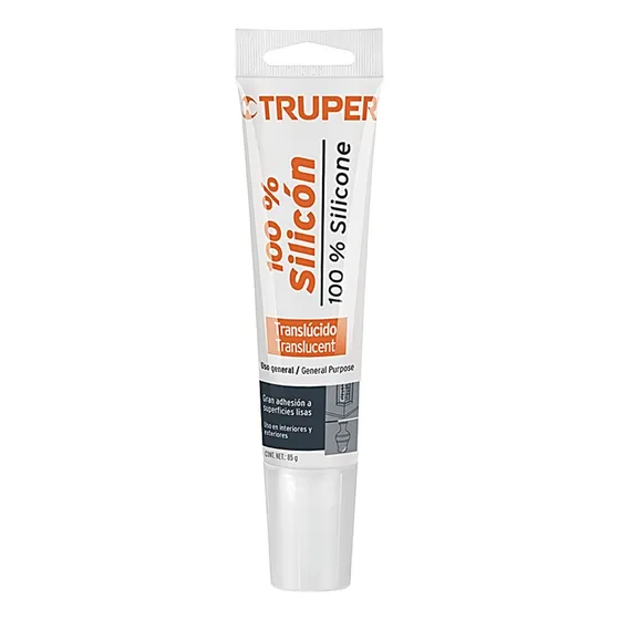 Silicón Transparente Uso General 85 Grs., Truper