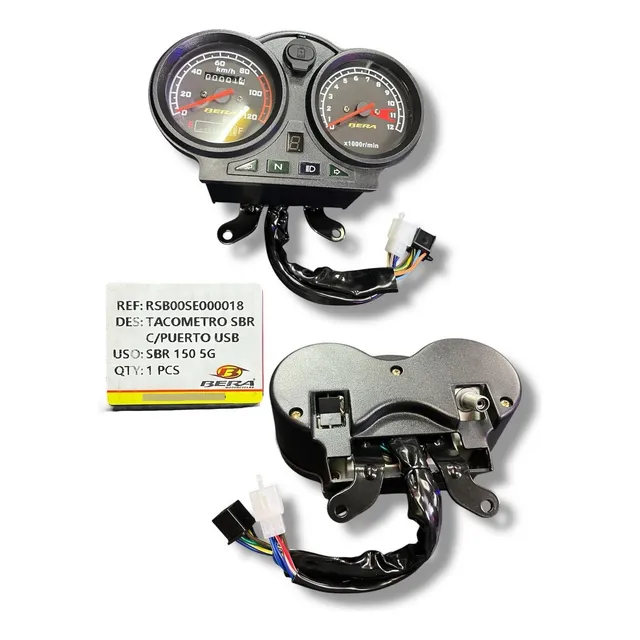 Tacometro Sbr 150 C/pto Usb Original Bera