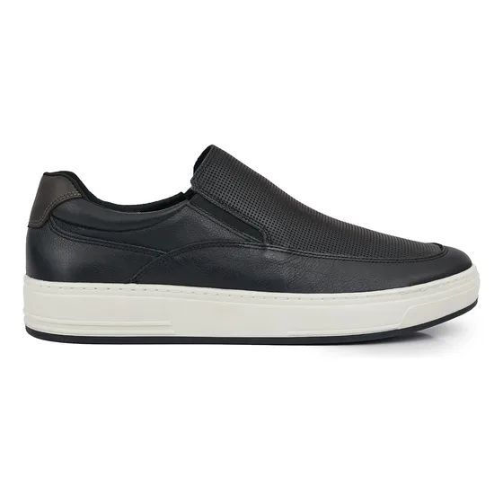 Alpargata Hombre Cuero Zapato Casual Mocasin Goma Briganti