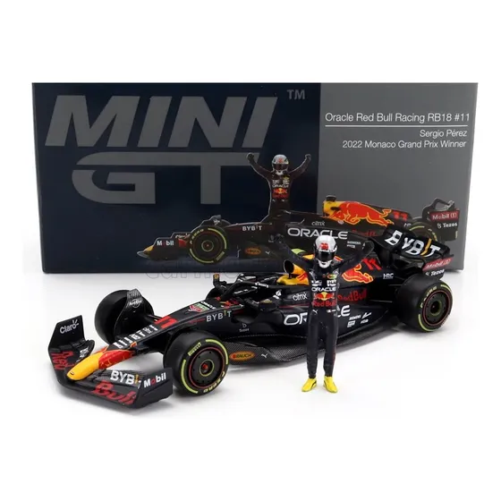 Mini Gt Red Bull Rb18 11 Sergio Pérez 2022 Monaco 1:64