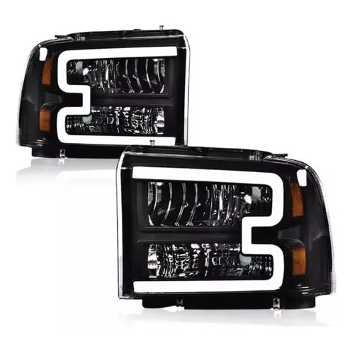 Faro Led Ford Triton Fondo Negro 2006-2010