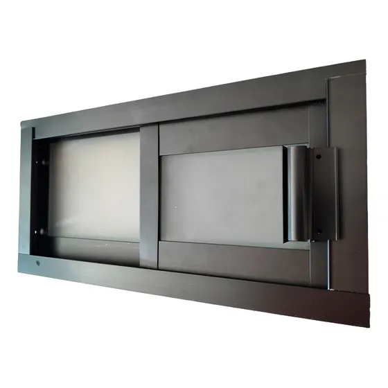 Ventana De Aluminio 20x40cm Para Baño Con Mosquitero