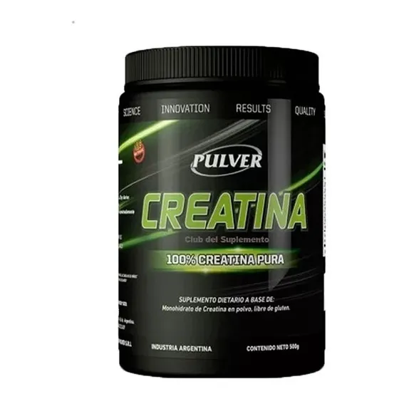 Creatina Monohidratada 100% 500grs Energia Masa Muscular