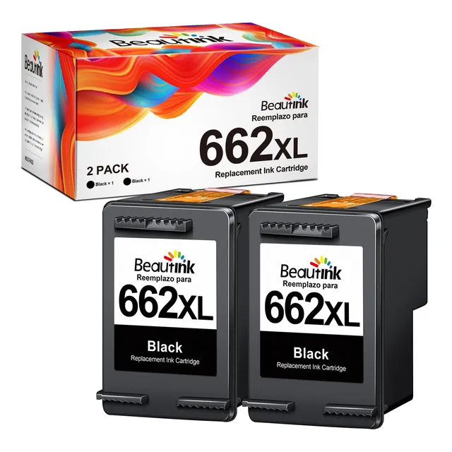 Cartucho 662 Xl Para Hp 662 Xl 662xl 2 Negro De 8.5 Ml