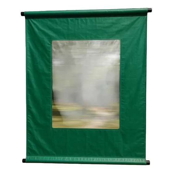Lona Toldo Quinchos Cerramiento Pvc Cristal 2,50 X 3,25 Verde