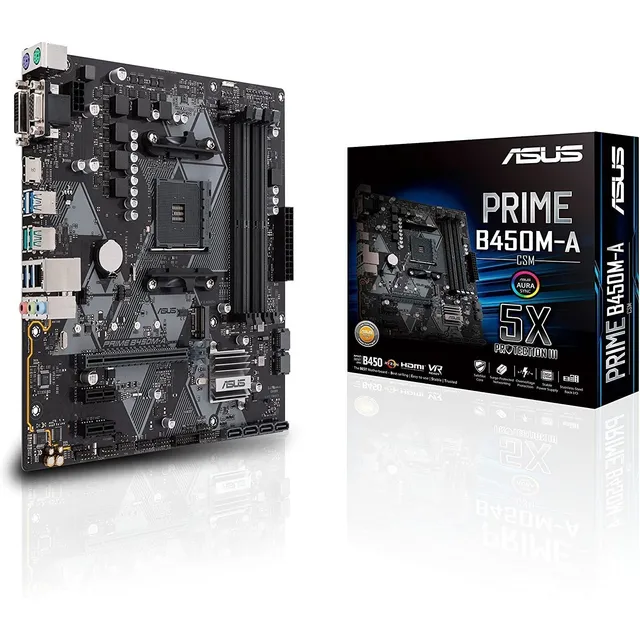 Placa Madre Gaming Asus B450 Amd Ryzen 2 Micro Atx Am4 Ddr4