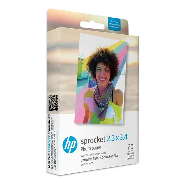 Papel Fotográfico Zink Autoadhesivo Hp Sprocket Premium 20 H Color