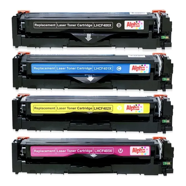 Pack 4 Toner Compatibles 201x Para M252 Mfp M277 Cf400x