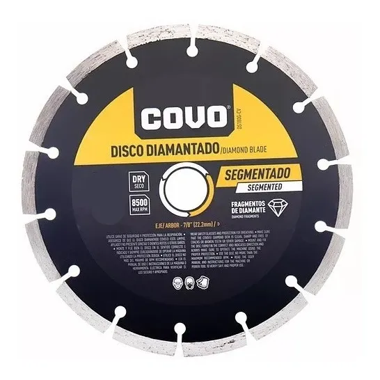 Disco Corte Diamantado Segmentado 14 PuLG 4000 Rpm Covo