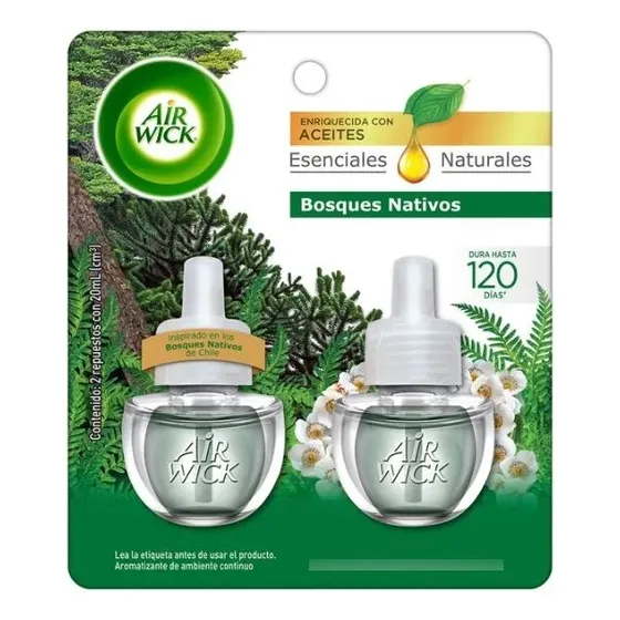 Recarga Desodorante Electrico Bosques Nativos Airwick 2 Un