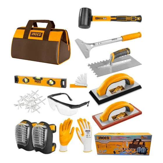 Set Herramientas De Construcción Albañilería 11 Piezas