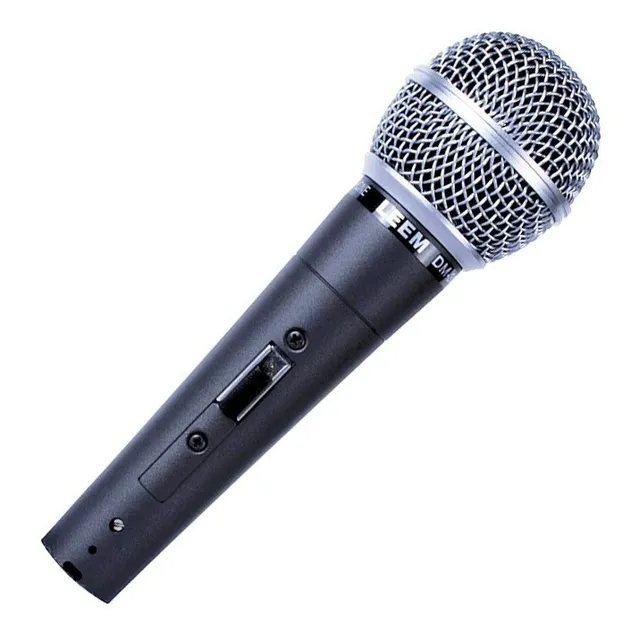 Microfono Dinamico Leem Dm302 Con Cable Xlr/plug 