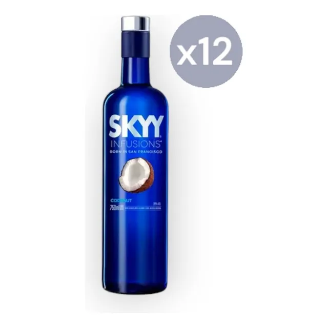Vodka Skyy Coconut *750ml Caja X12