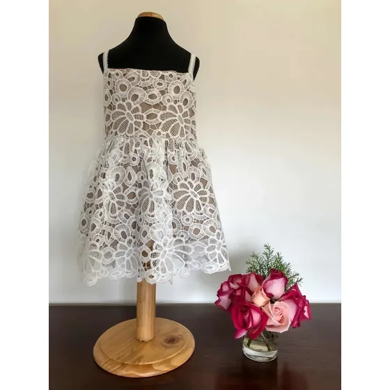 Vestido Afthonía (encaje Blanco)