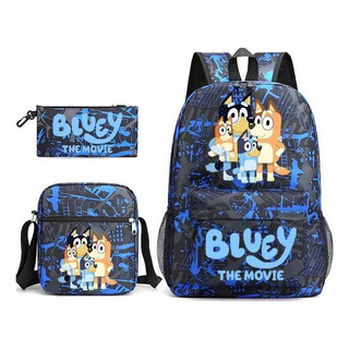 Mochilas Escolares Bluey Set De Lápices De Moda De 3 Pie Mochilas Escolares Bluey Set De Lápices De Moda De 3 Pie