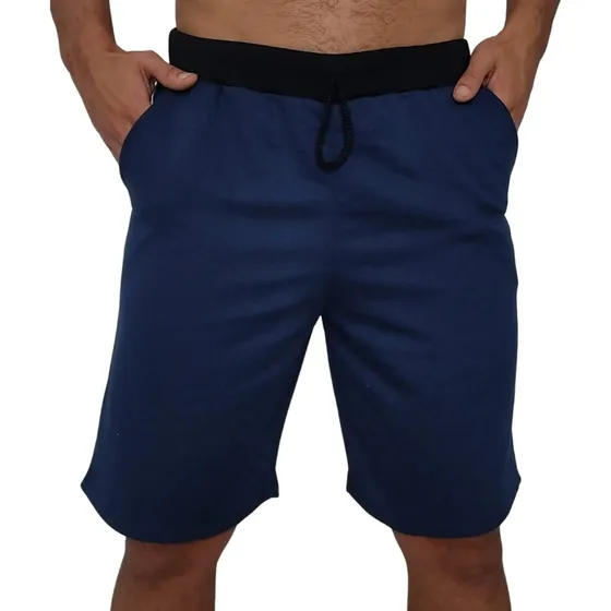 Bermuda Masculina Academia Moletom Plus Size Do P Ao G6