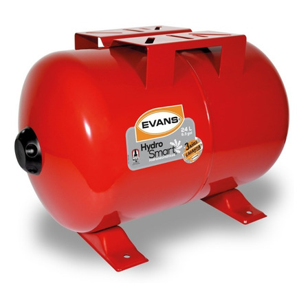 Tanque Hidroneumático Evans Hydro-mac ® Horizontal 24 Litros Tanque Hidroneumático Evans Hydro-mac ® Horizontal 24 Litros
