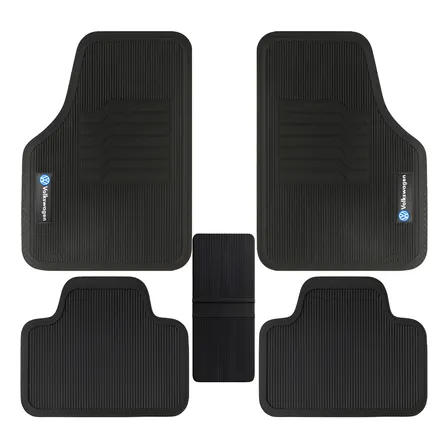 Kit Jogo Tapete Automotivo Borracha Volkswagen + Lixeira
