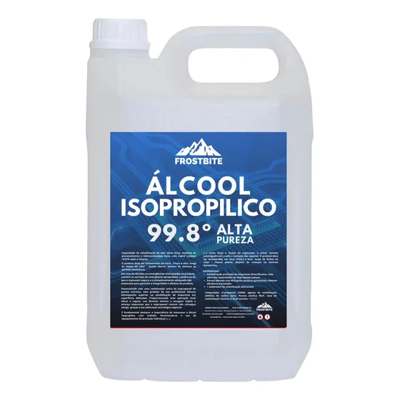 Alcool Isopropilico Puro 100% Limpador Uso Geral + 5l