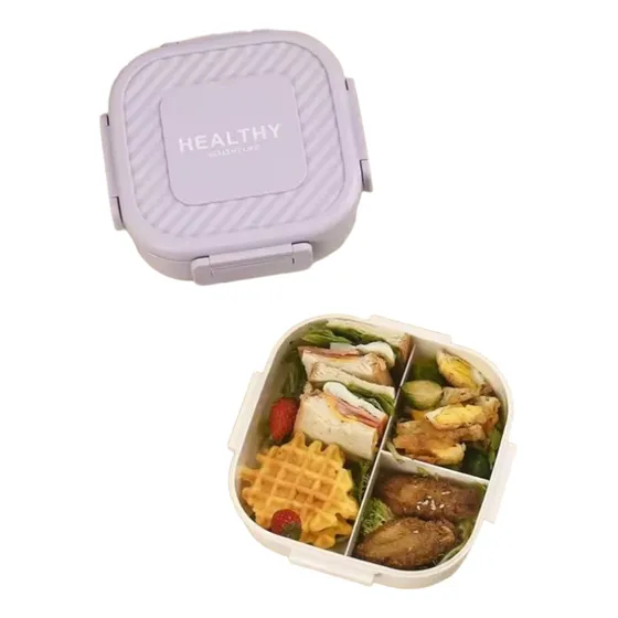 Taper Hermetico Lunchera Vianda Con Cubiertos 1200ml