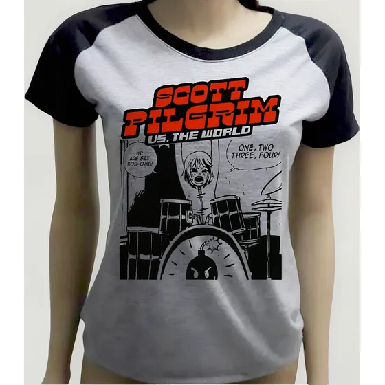 Camiseta Babylook Scott Pilgrim 