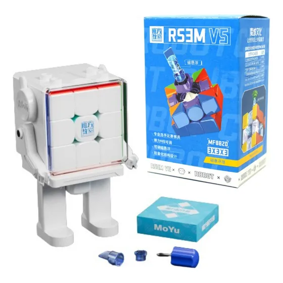 Cubo Mágico Magnético 3x3 Moyu Rs3m V5 Maglev + Robô +brinde