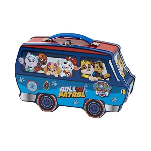 Paw Patrol Van Shaped Carry All, Azul, Con Cerradura Jwznx