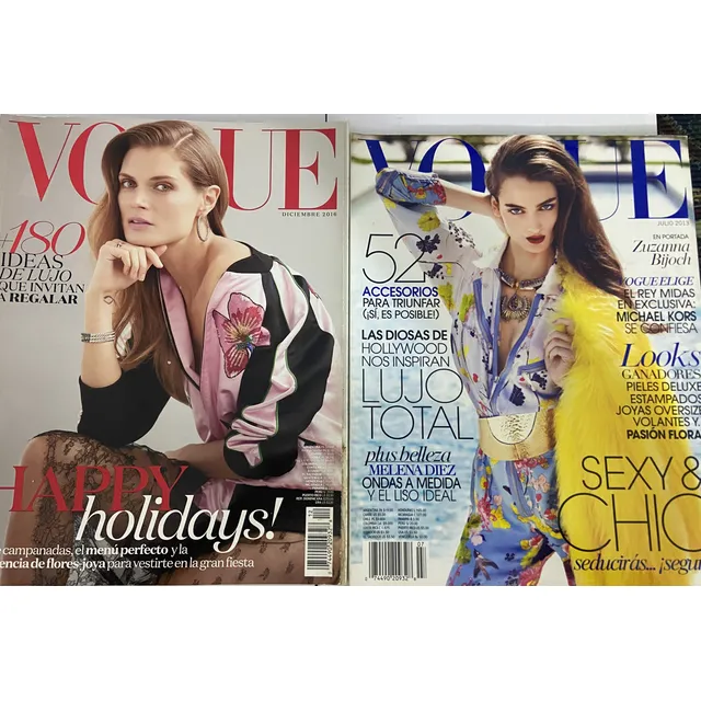 Revistas Vogue Latinoamericana 2013 2016